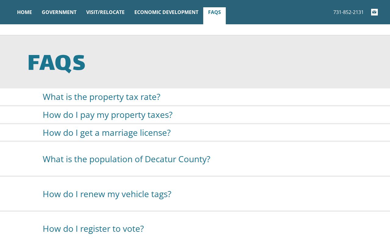 Decatur County court docket population context
